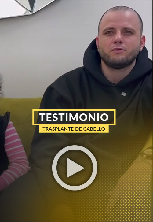 Desde New Jersey a Miami para su trasplante de pelo