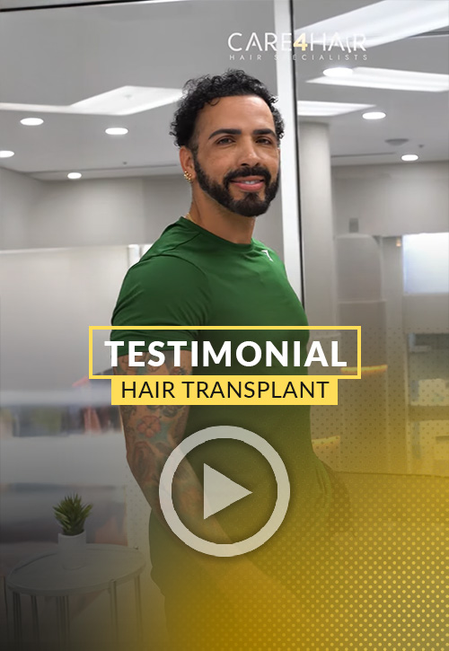 Yanis Arocha testimonial after his hair restoration in Miami